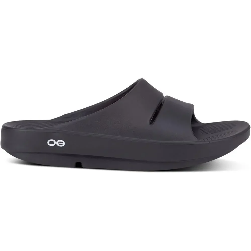NWT! OOFOS OOahh Slide, Black‎ - Men’s Size 5, Women’s Size 7